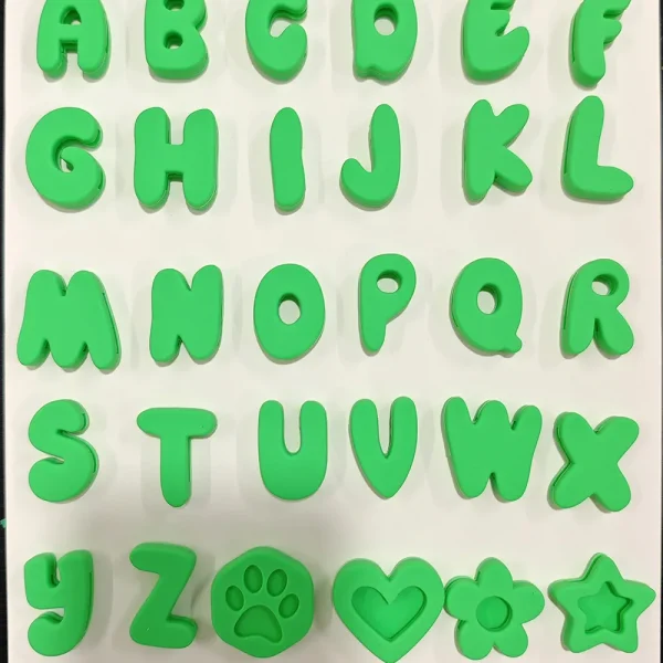 DIY Silicone Letters and Charm Set