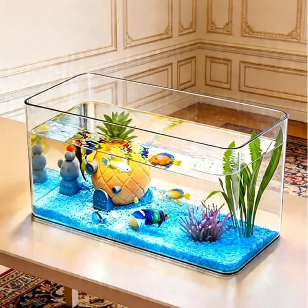 Highly Transparent Tabletop Aquarium