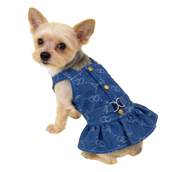 Trendy Denim Pet Dress