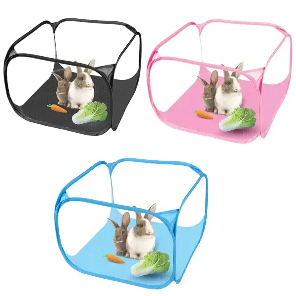 4-Sided Portable-Foldable Transparent Playpen
