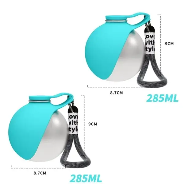 2pc Spherical Stainless Steel Water Dispenser