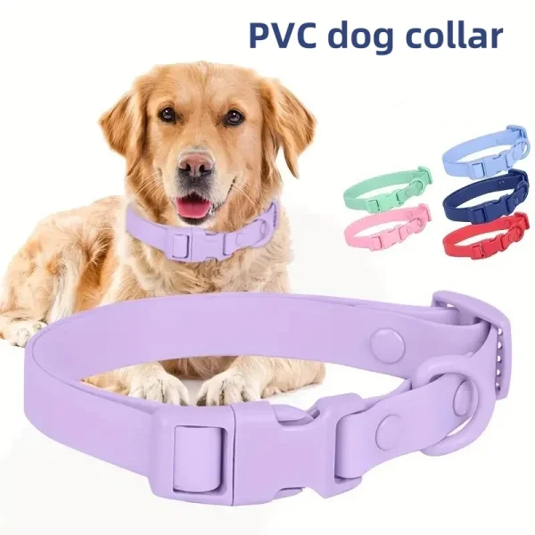 Colorful PVC-Silicon Pet Collar
